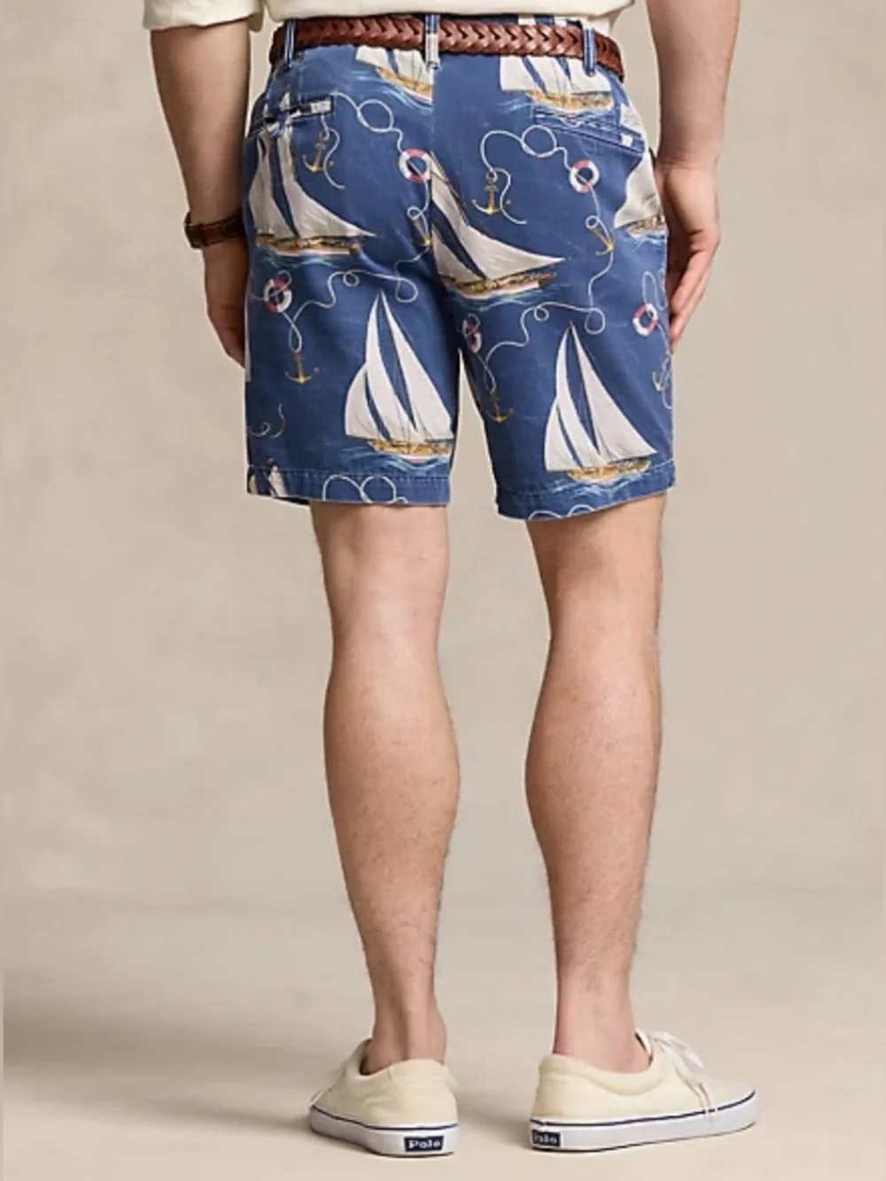 Polo Ralph Lauren Straight Fit Sailboat Short 8” Size 30 NWT